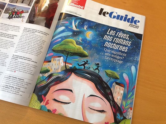 L'Illustré, le Guide Psycho. © Kormann 2016