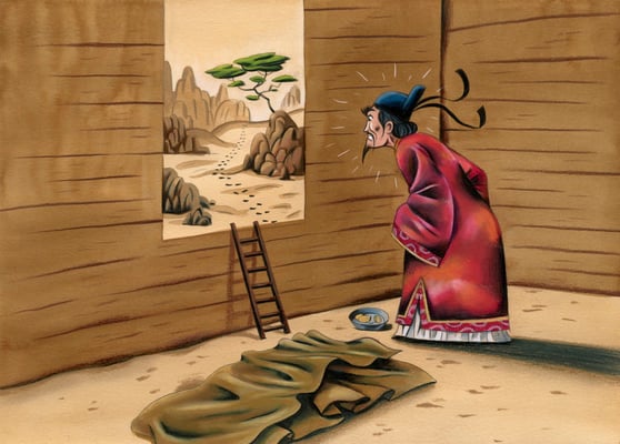 Le pinceau magique. © Editions Paloma - Kormann - Girardet  2013