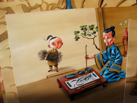 Le pinceau magique. © Editions Paloma - Kormann - Girardet  2013