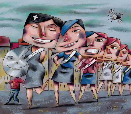 TV8. Chaines, la loi des séries. ©2008