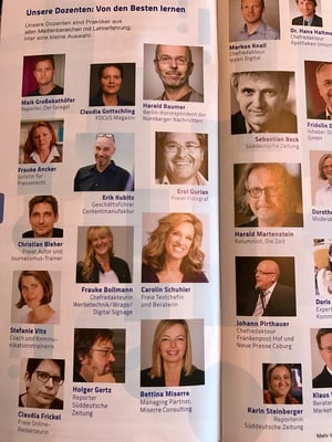 Von den Besten lernen. Dozent*innen der abp: Bettina Miserre