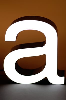 Beispiel - Frontleuchter (Vollacrylglas-LED-Buchstaben)