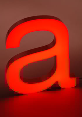 Beispiel - Frontleuchter (Vollacrylglas-LED-Buchstaben)