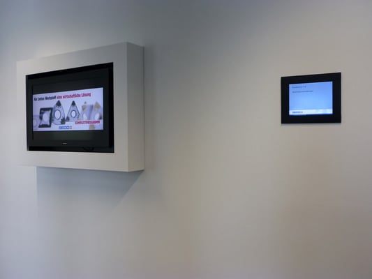 SECO TOOLS, Erkrath | DISIPOS Door-Screen und Info-Screen