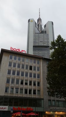 Bodum, Frankfurt | Einzelbuchstaben als Profil 5 Buchstaben mit Stahlkonstruktion