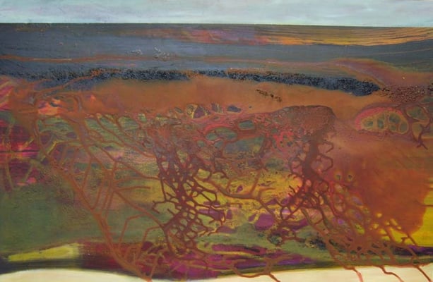 Kahlschlag (78x119cm / Acryl auf Leinwand)                                  