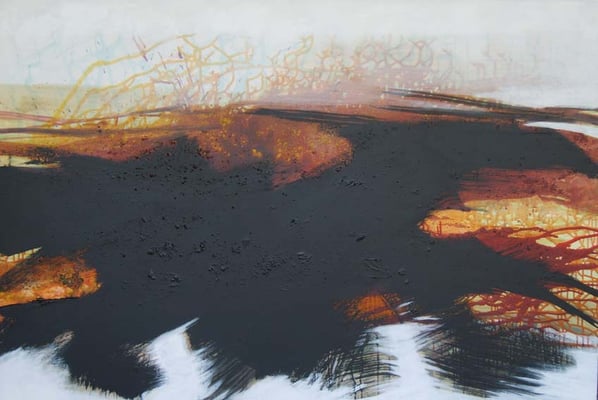 Baumloser Schatten (100x150cm / Acryl auf Leinwand)