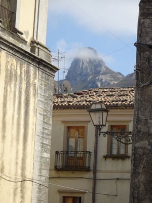 Blick auf die Rocca di Novara