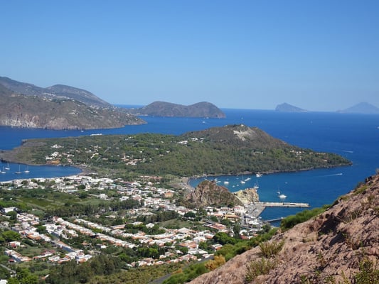 Blick auf Lipari