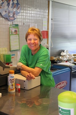 In der Festwirtschaft: Vreni