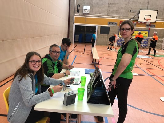 Elena, Silvio und Schiri Alex