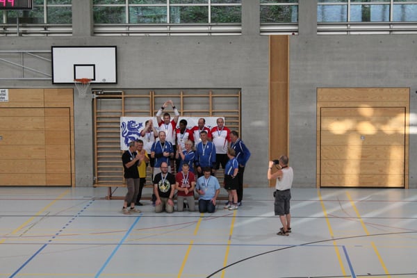 Podest: 1. Schweizer Nationalmannschaft, 2. Magdeburg, 3. Vorarlberg