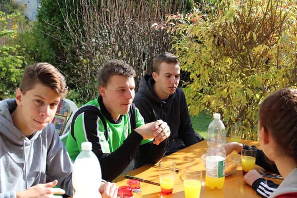 Grillieren bei Familie Bischofberger