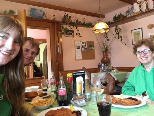 Das obligate Schnitzel in Innsbruck