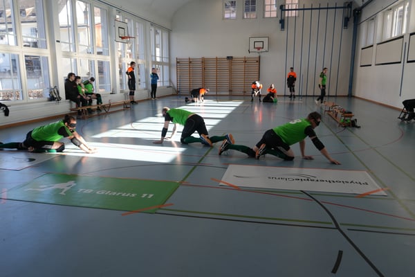 TB Glarus 11 im Training mit der TG Amriswil