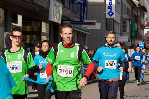 Luca und David! Foto: glarner-stadtlauf.ch