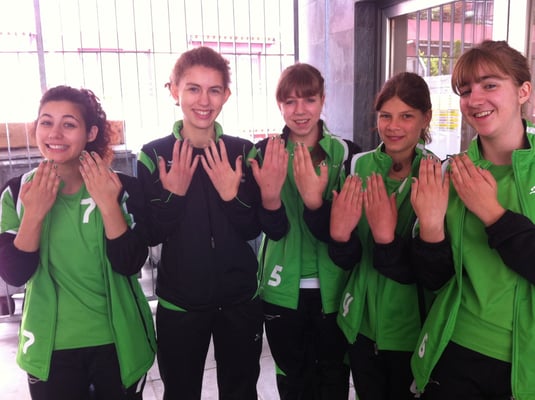 ..Sogar die Nägel waren einheitlich ;-)