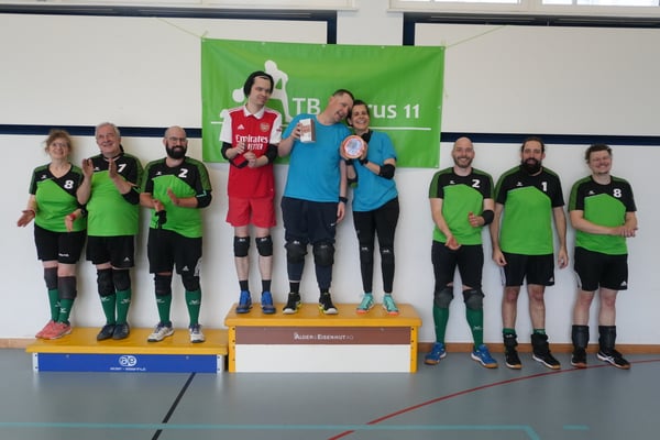 Podest des Trainingsturniers