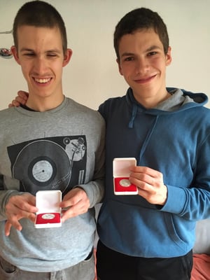 Luca und Joël wurden für ihre tollen Leistungen belohnt