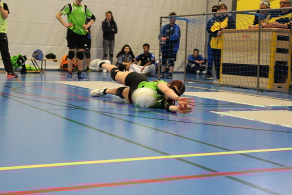 Dana in der Penaltyabwehr