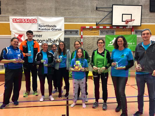 Unser Helferteam in der Halle