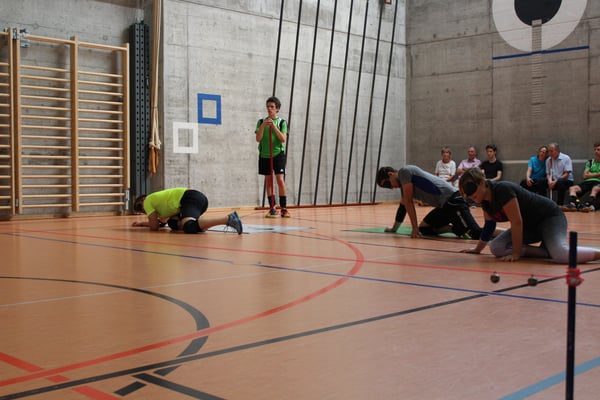 Das Team "Die Überredeten" im Einsatz am Challenge-Cup