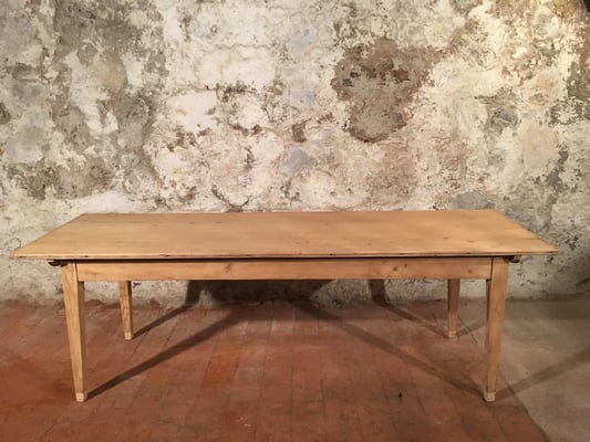 Tannenholztisch, 238 x 76.5cm, H: 77.5cm