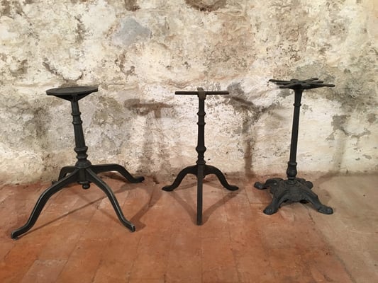 Gusseisenbeine für runde Tische (Beine nicht einzeln erhältlich)