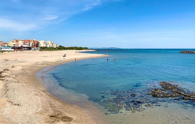 la plage du Môle  - gite la maison du Cap d'Agde 