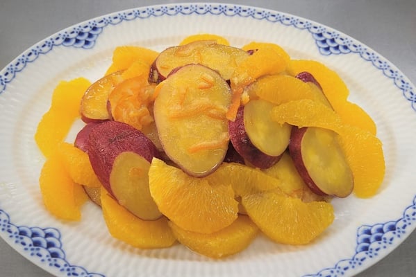 さつまいものオレンジ煮