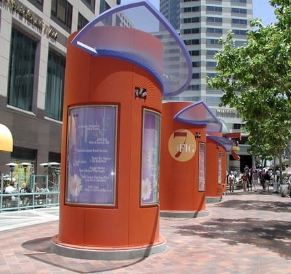 Custom Curved Shape Directory