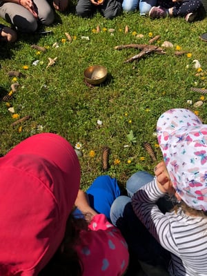 Im Kreis Anteil nehmen