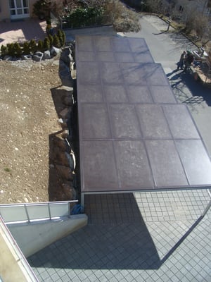 metallisch 3 Auto Unterstand