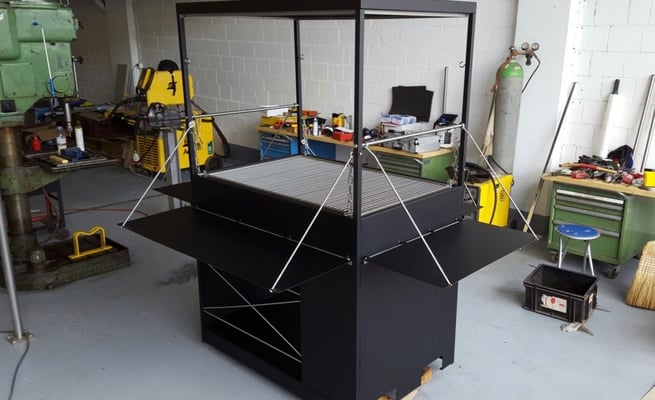 metallisch 1 Standgrill 