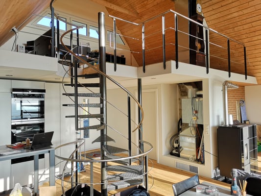 metallisch 58 Wendeltreppe Galerie Geländer