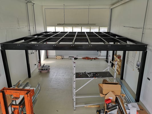 metallisch 3 Stahlbau, Galerie-Boden,Treppe, Geländer