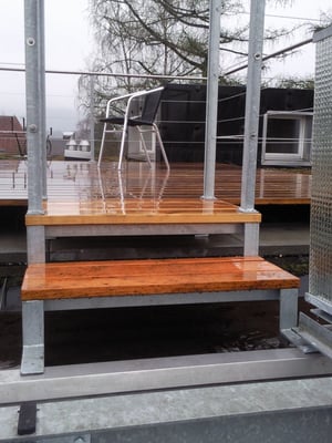 metallisch 14 Dachterrasse