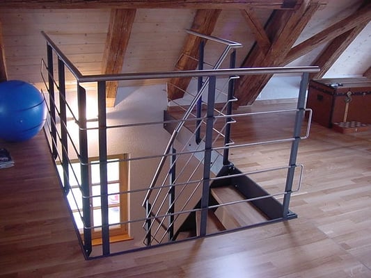 metallisch 17 Geländer