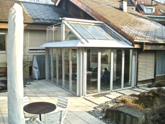 metallisch 1 Wintergarten Balkon