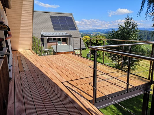 metallisch 25 Balkon Terrasse