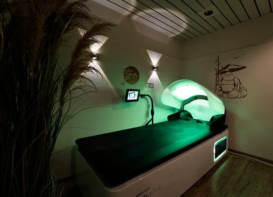 Entspannungsliege in der vita nova Klinik