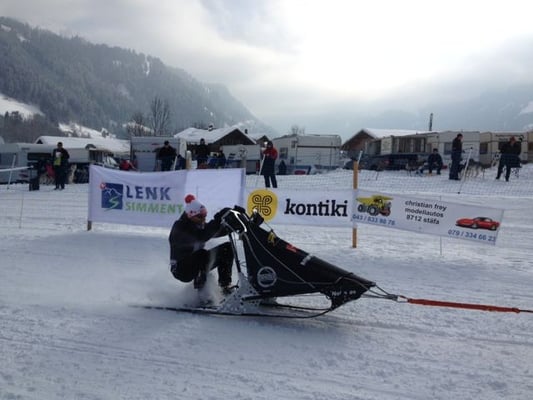 Mit Spass ins Rennen.