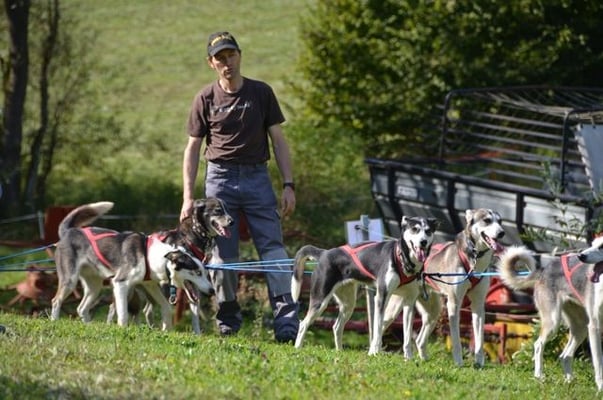 Am Start, mentale Kontrolle des Teams.