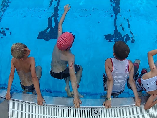 3.6.18 - Start zum swim & run in Lustenau