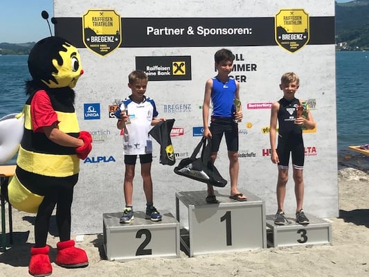 29.6.2019 - Ben Schädler wird Dritter beim swim & run in Bregenz