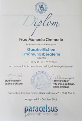 Ganzheitliche Ernährungsberaterin