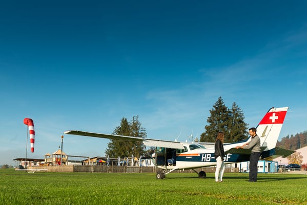 Flugzeugrundflug Beromünster