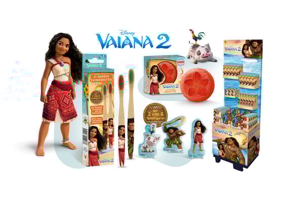 Disney Vaiana Zahnbürsten, Duschseifen, Badebomben