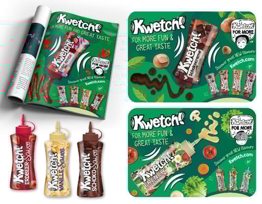 Kwetch Dessertsaucen und Salatdressing