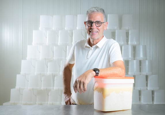 Portret van medewerker van BioNatIn in Son en Breugel door Jordy Leenders van Axis Studio.